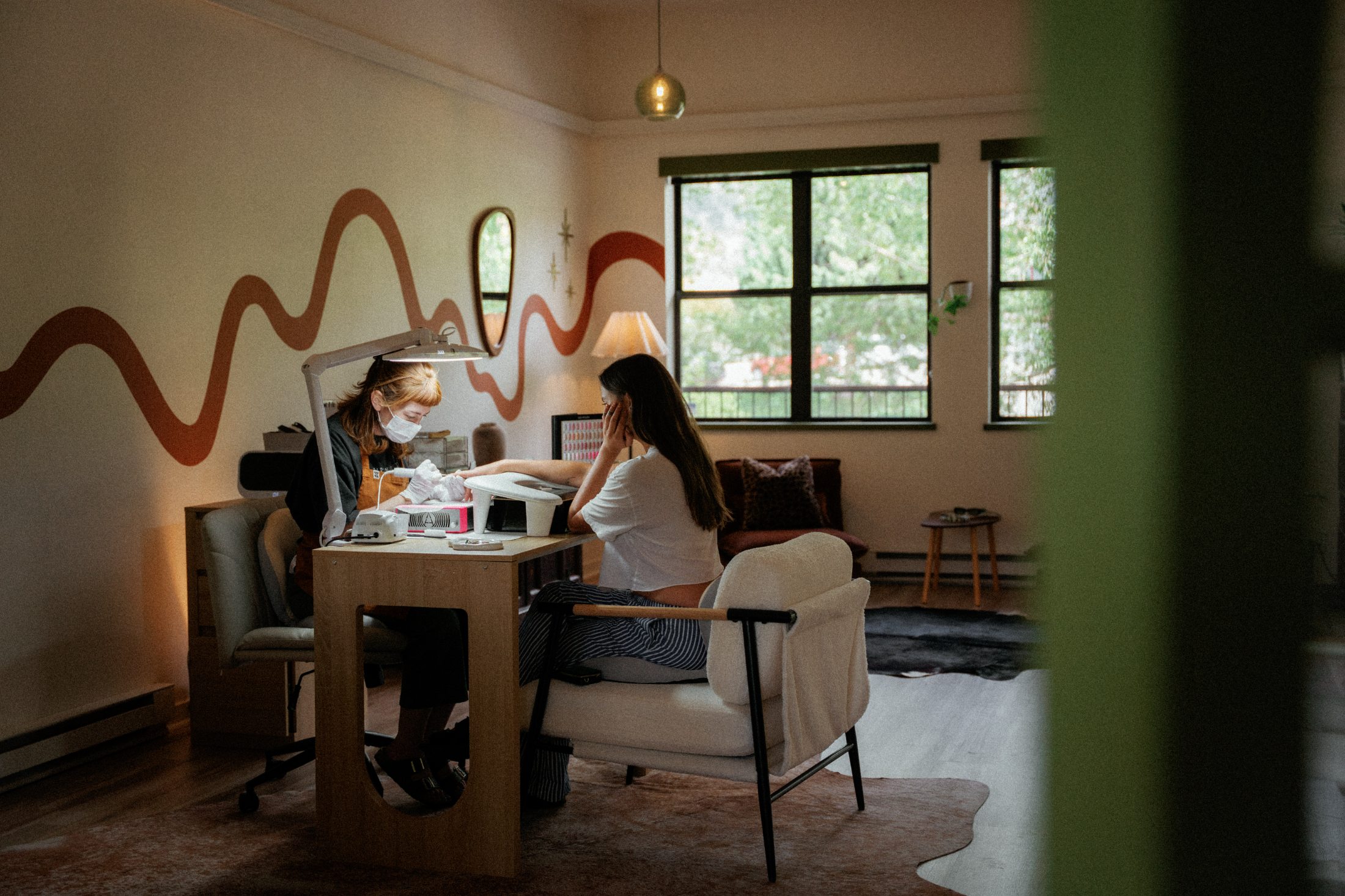 Inside the Nail Kitchen studio in Basalt